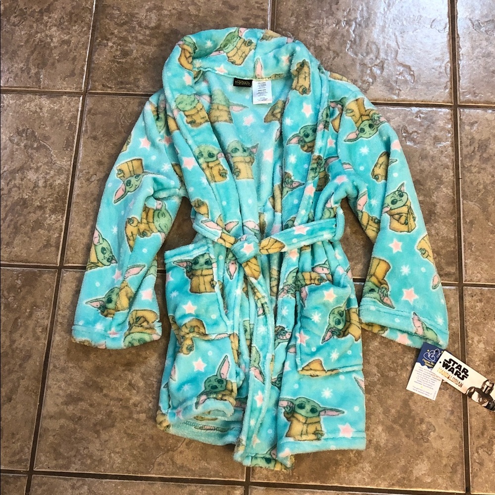 Star Wars Yoda Girls Robe size 6-6X